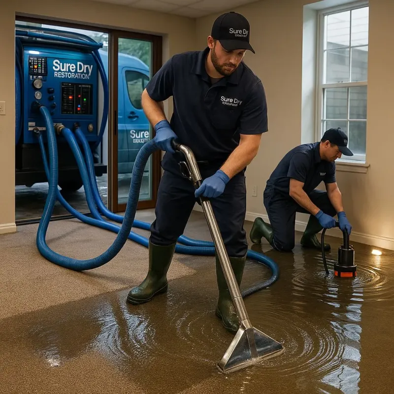 Water Extraction and Removal process in Nanticoke, PA